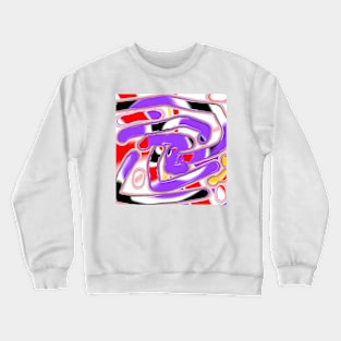 Purple and red Crewneck Sweatshirt